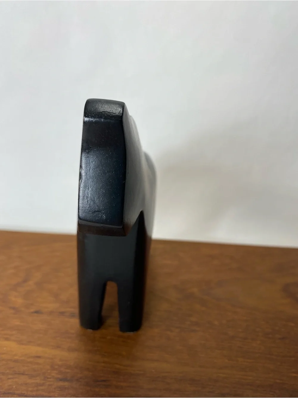 IKEA FINANSIELL Matte Black Dala Horse Minimal Decorative Sculpture